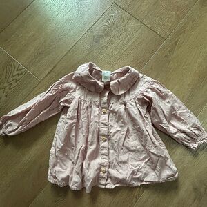 H&M Light Pink Kids Button Down Shirt/Dress
